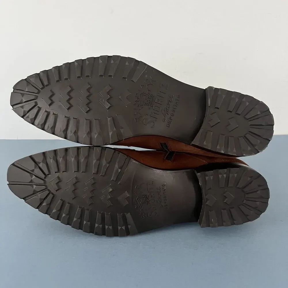 Olimpiadi St. Moritz Impronta Italian Brown Suede Lace Up Mens‎ Boots